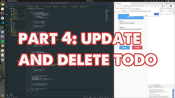 Part 4: Todo List HTML, CSS, JavaScript Update and Delete Todo