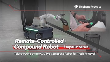 myAGV Pro | Precision Trash Removal: Real-Time Exoskeleton Control of Compound Robots