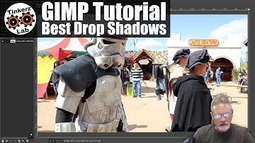 Create the Best Drop Shadows - GIMP Beginner Layers & Alpha Channels Tutorial