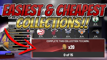 NBA 2K19 MYTEAM THE CHEAPEST AND EASIEST COLLECTIONS TO COMPLETE!! GET TOKENS FOR CHEAP!!