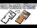 3 Ways of Creating Floor Finishes in Revit Tutorial