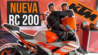 Nueva KTM ⚫ RC 200 2023!!  Ft. Daniel Fernandez | Cam Daza
