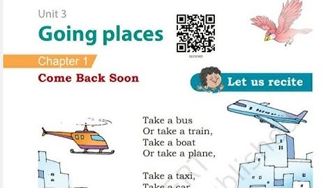 Class 2| NCERT|ENGLISH|MRIDANG|UNIT 3|GOING PLACES|CHAPTER 1|POEM|COME BACK SOON|HINDI TRANSLATION