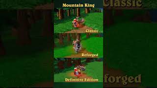 Warcraft 3 Alliance Hero Mountain King GFX Comparison / Classic / Reforged / Definitive Edition