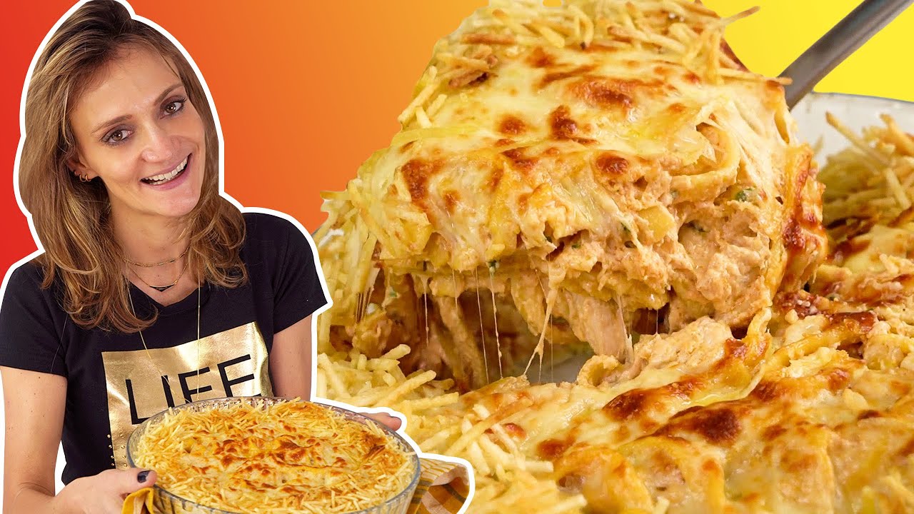 Macarrão ao Molho Fricassê (Super Cremoso!) | Sal de Flor