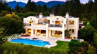 Stunning $20M Elegant Luxury Residence in West Vancouver, Canada