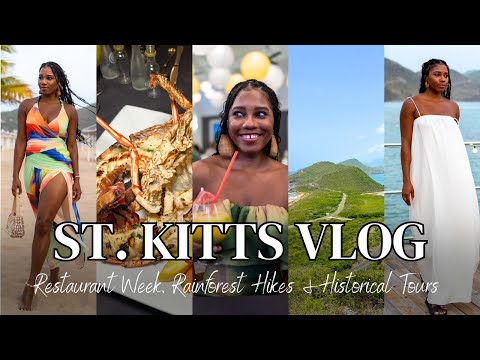 ST. KITTS TRAVEL VLOG! Rum Tastings, Rainforest Hikes & Restaurant Week Beach Dinners🌴 MONROE STEELE