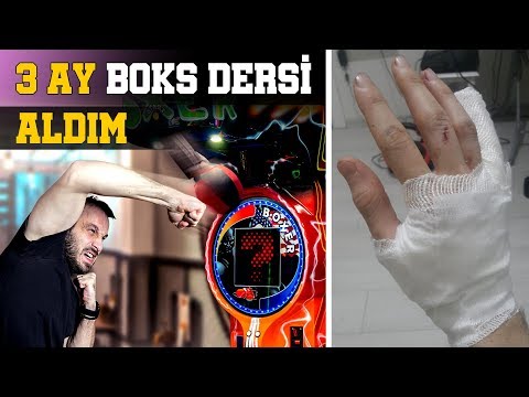 BOKS MAKİNESİNE 3 AY DERS ALIP VURDUM | SAKATLIK YAŞANDI