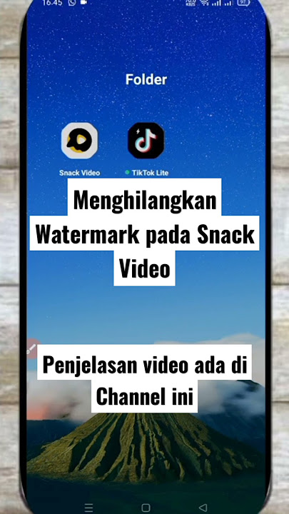 Cara Download Snack Video Tanpa Watermark - Tips Trik