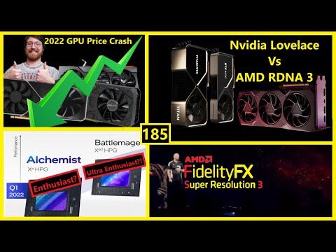 2022 GPU Crash, ARC, Lovelace v RDNA 3, DLSS 3 v FSR 3 | Dawid Does Tech Stuff | Broken Silicon 185