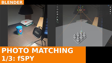 Photo Matching in Blender, Part 1: How to Position the Camera with fSpy | Blender Tutorial