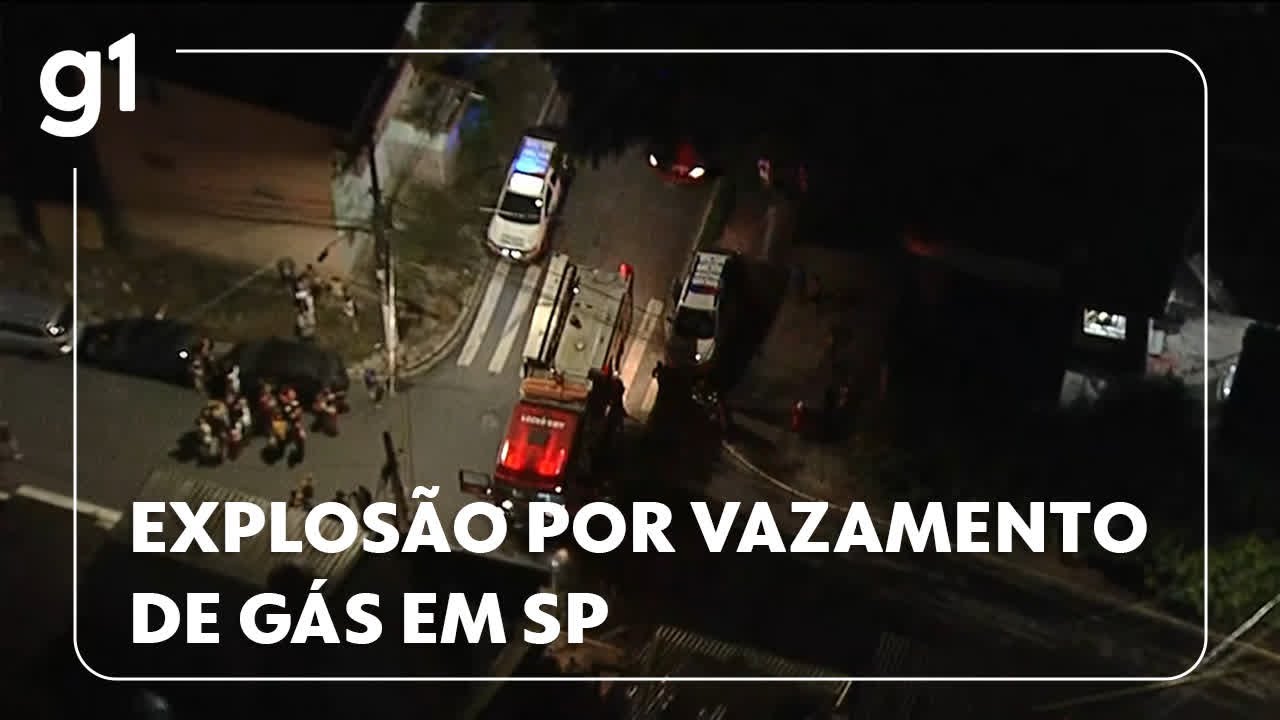Explosão causada por vazamento de gás deixa feridos no Jardim Ângela, Zona Sul de SP