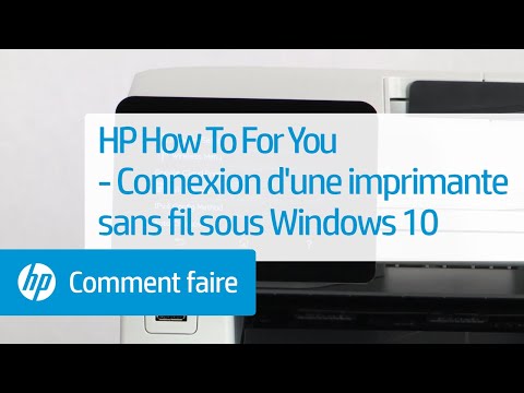 HP How To For You - Connexion d'une imprimante sans fil sous Windows 10