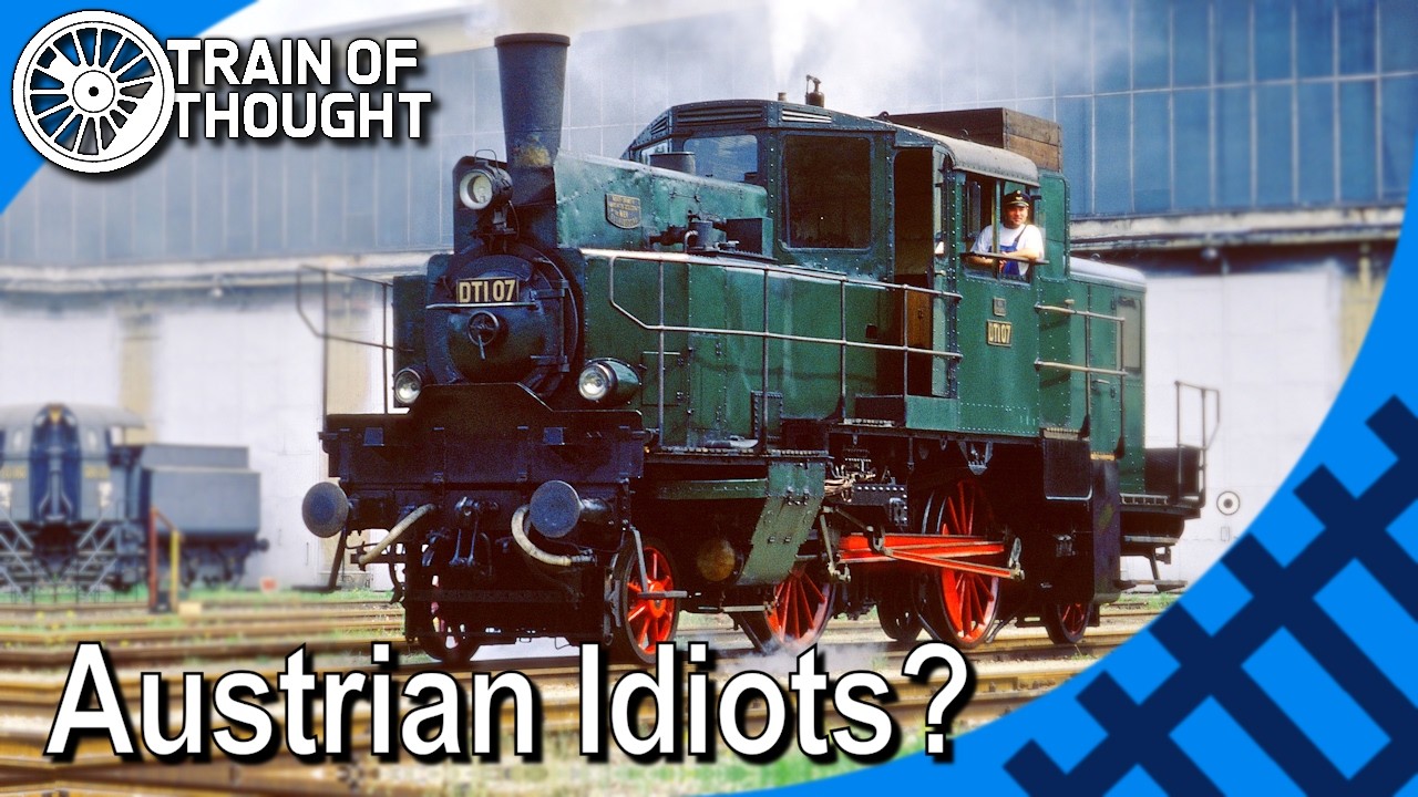 Austria's Strange Square Steam Engines - BBÖ DT 1 