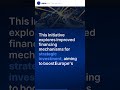 Boosting EIB and National Banks for Industrial Policy #Shorts