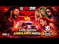 Roman Reigns vs Inter Gender Ambulance Match LIVE 🔥 WWE 2K26 Part-2 #shortslive #trending #viral
