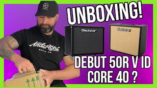 UNBOXING A BRAND NEW PRODUCT,BLACKSTAR ID CORE V BLACKSTAR DEBUT 50R