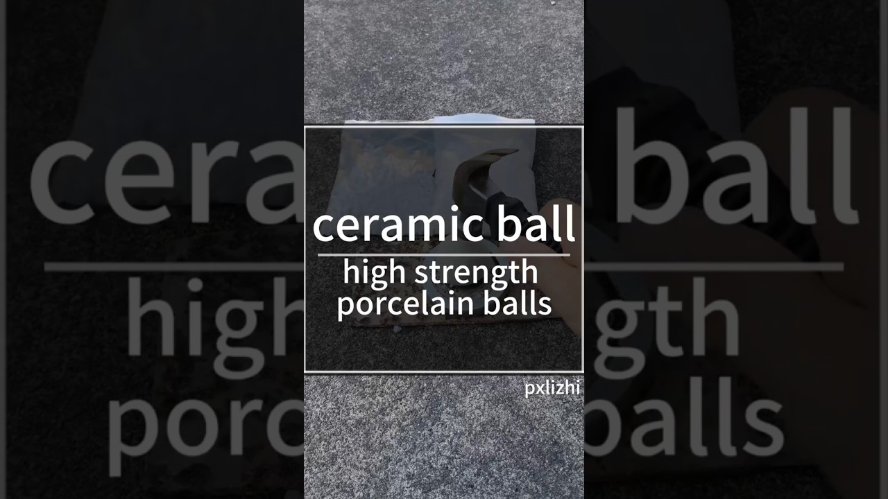 high strength porcelain balls