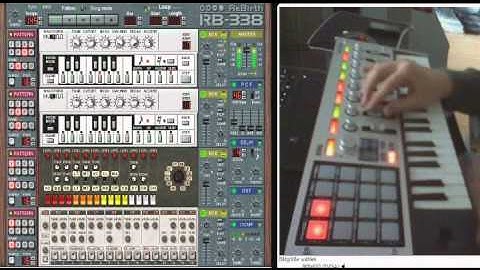 3rd Rebirth Live Mix With Korg MicroKontrol