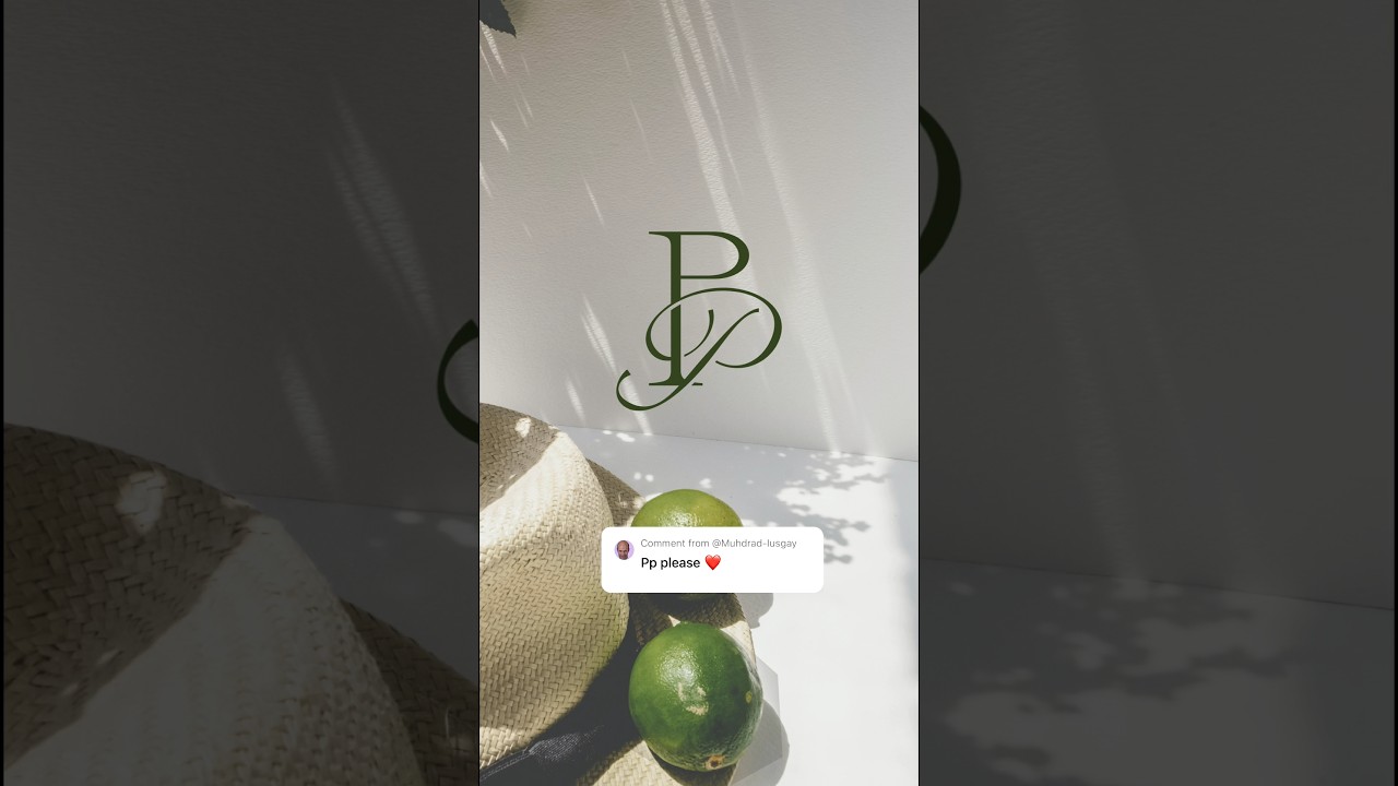 Logo design tutorial for letters P & P 