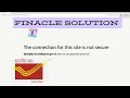 The connection for this site is not secure- Finacle error in India post #finacle #indiapost #daksewa