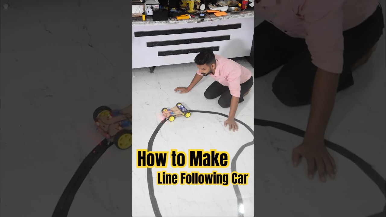 How to make line following car 