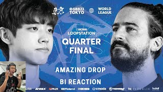 Reaction DICE 🇰🇷 vs ROBIN 🇫🇷 | GBB 2023: WORLD LEAGUE | BOSS LOOPSTATION CHAMPIONSHIP | Quarterfinal
