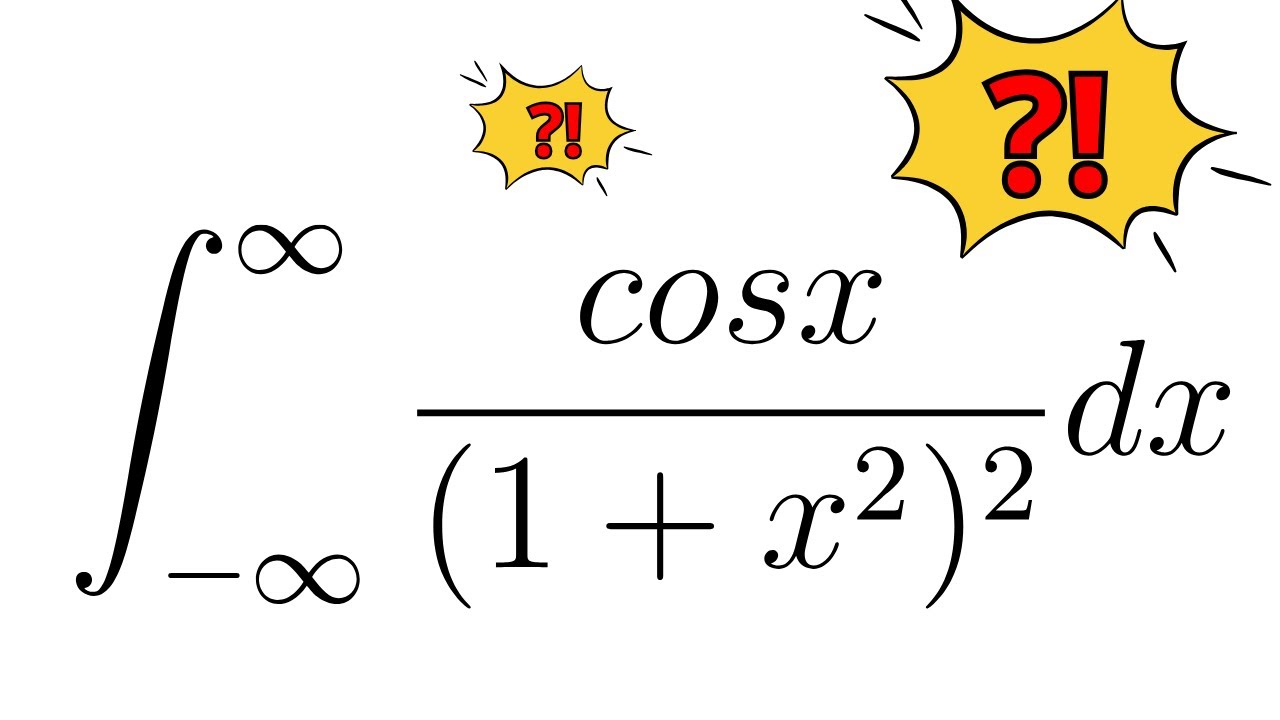 Spiegazione facile del teorema dei residui - Riesci a calcolare l'integrale di cosx/(1+x^2)^2 ?