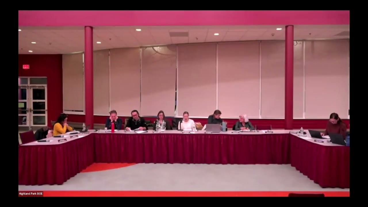 February 24th 2026, Highland Park Board of Education Meeting