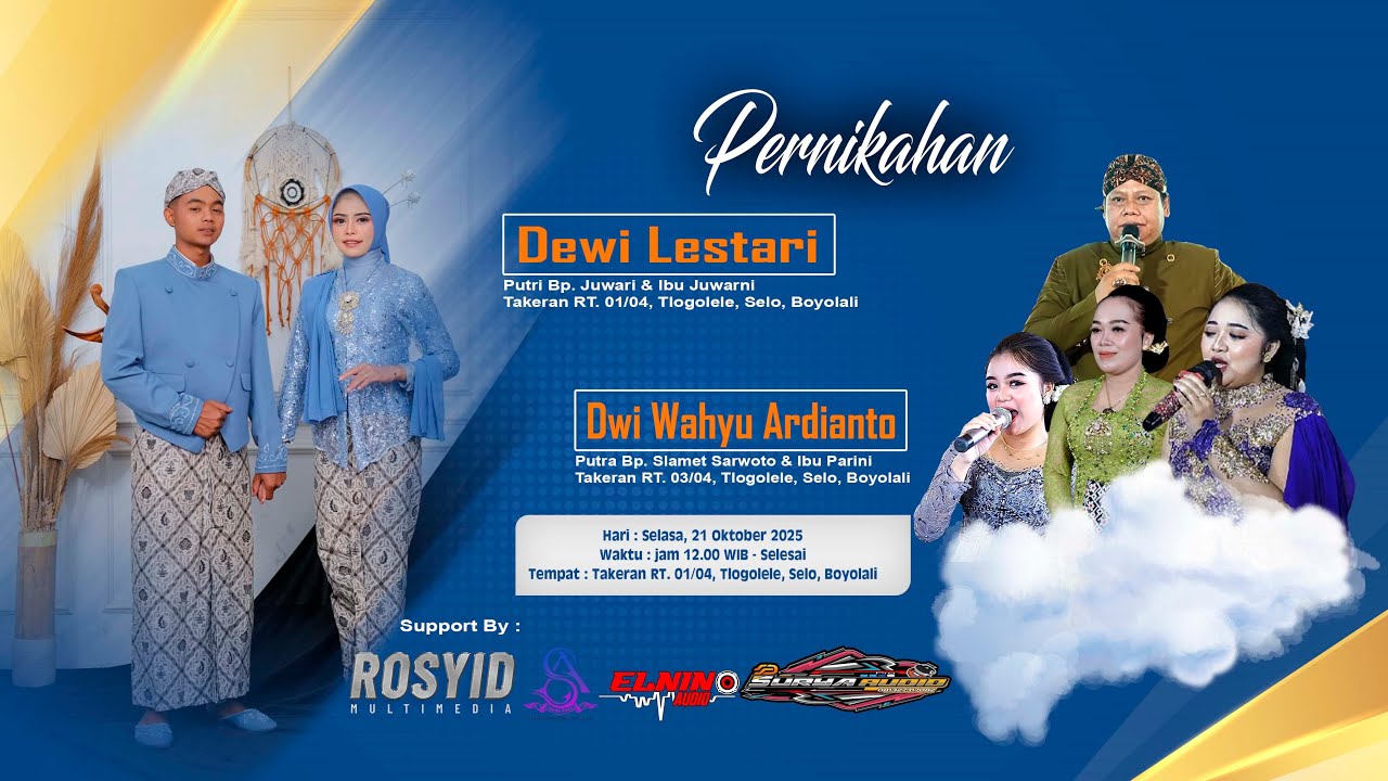 LIVE CS. SEKAR ANOM || H-1 PERNIKAHAN DEWI & WAHYU || TAKERAN, 21 OKTOBER 2025