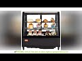 SucceBuy Refrigerated Display Case Countertop Pastry Display Case LED Lighting TURBO Cooling Frost F