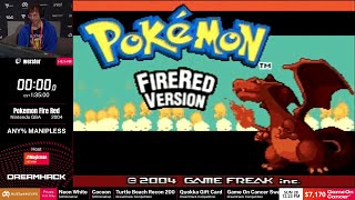 Pokemon Fire Red - Live at DreamHack 2024 - any% Manipless Speedrun