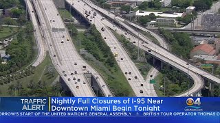 Nightly Closures Begin Tonight On I-95 Near Downtown