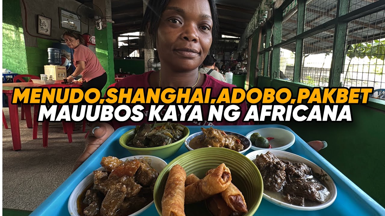 MENUDO,SHANGHAI,ADOBO,PAKBET!! MAUUBOS KAYA NG AFRICANA!!!
