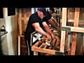 Wooden multi station armwrestling machine