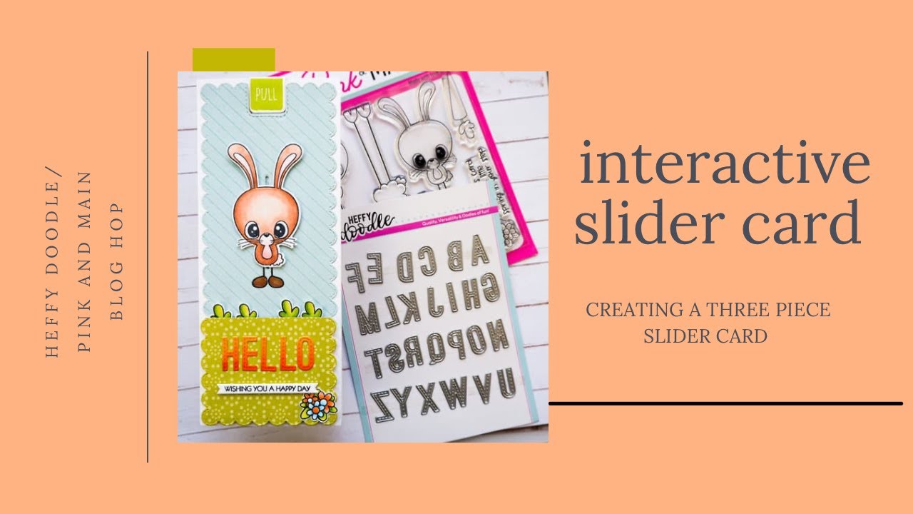 Heffy Doodle Pink and Main slider card