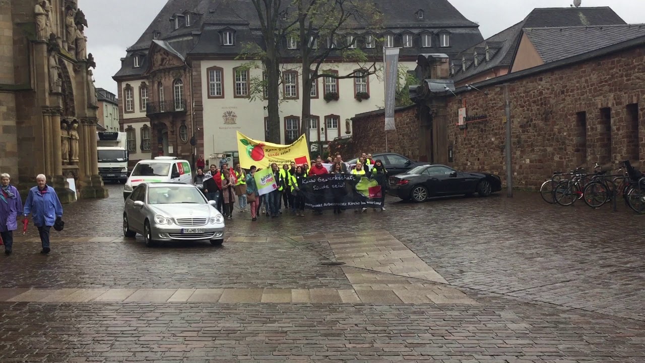volksfreund shop Krankenhausmitarbeiter demonstrieren in Trier
