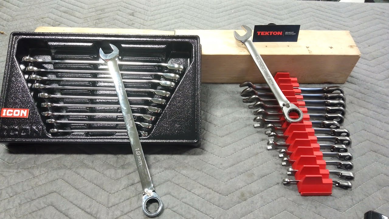 TEKTON new reversible ratchet wrench line vs ICON YouTube