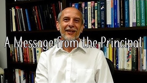 A Message from the Principal | UTMEngage