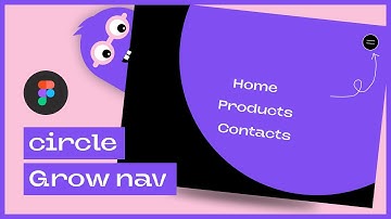 Figma Circle Grow Nav Animation (Step By Step Guide)