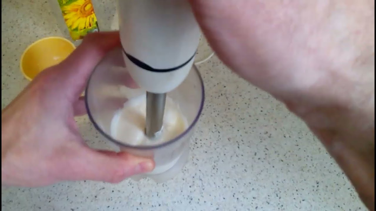 Let's make mayonnaise quickly