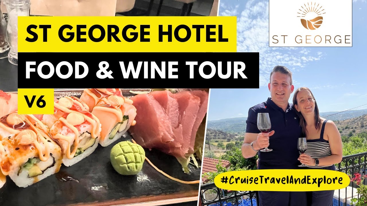 St George Hotel Spa & Beach Resort | Paphos | Cyprus | Troodos Mountains Food & Wine Tour | Vlog 6