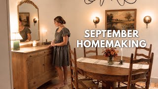 Making Our Home Cozy for Fall | Homemaking, Sourdough & Dining Room Makeover