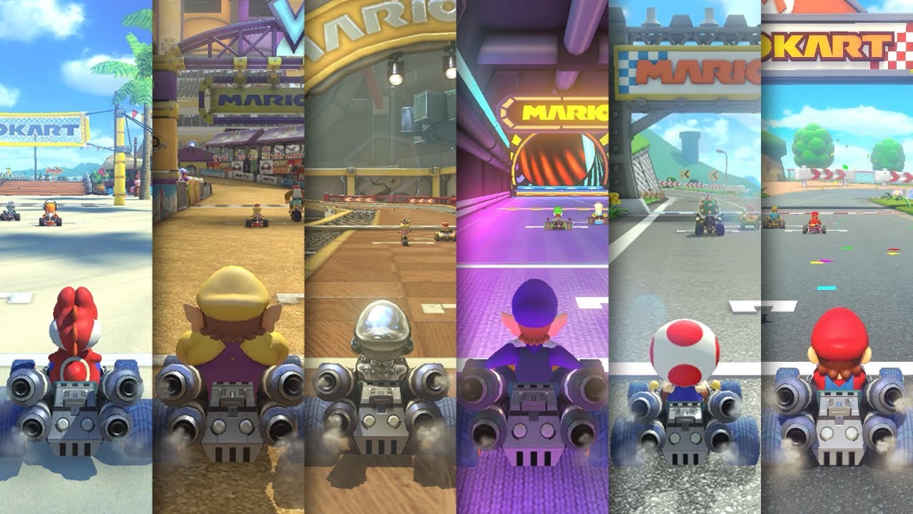 Mario Kart 8 Deluxe - All Mario Kart DS Tracks