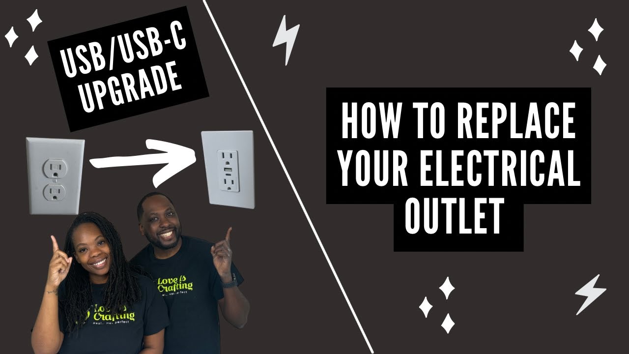 Tutorial 4 Outlet EASY HOW TO REPLACE YOUR ELECTRICAL OUTLET TUTORIAL - YouTube