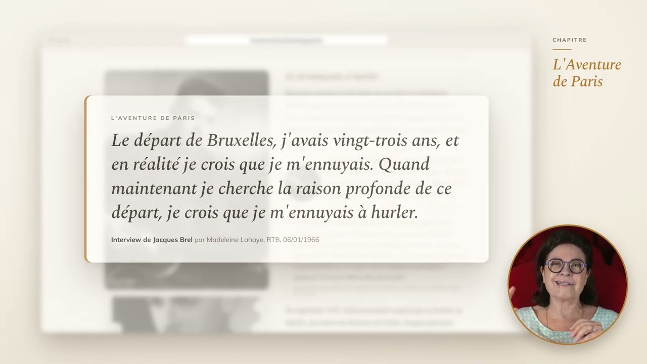 Le nouveau site internet de la Fondation Brel