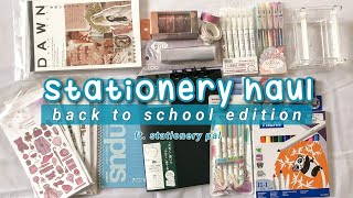 Back to School Stationery Haul ft. Stationery Pal | Indonesia