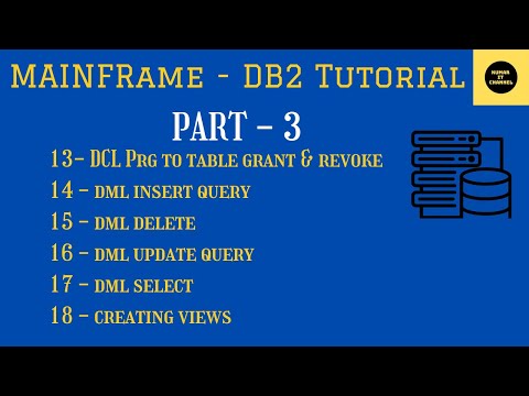 Mainframe DB2 Tutorial - Part 3 ( Refresher)