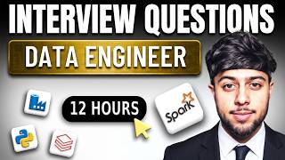 Details Data Engineer Interview Questions By Ansh Lamba (12 Hours) | PySpark, Databricks, Azure Data Factory News