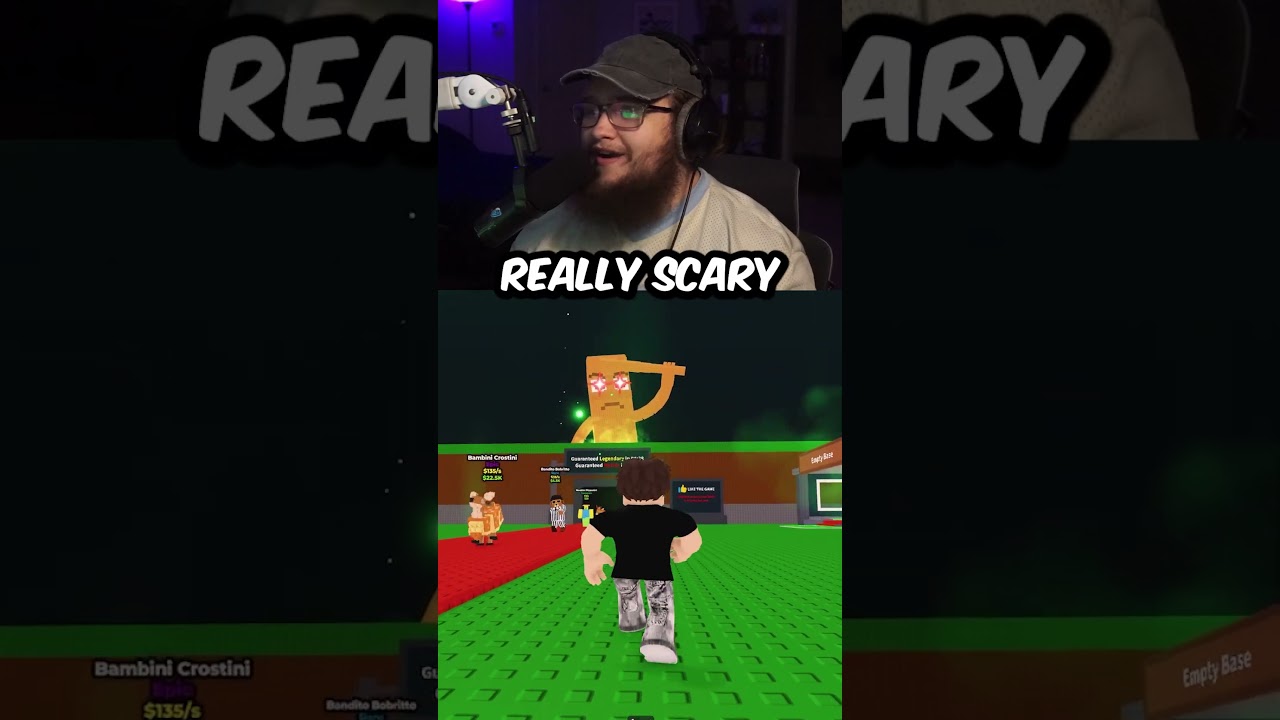 DONT MAKE MY GAME SCARIER?!🥀💀#roblox #stealabrainrot